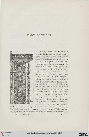3. Pér. 6.1891: L' art gothique, 1