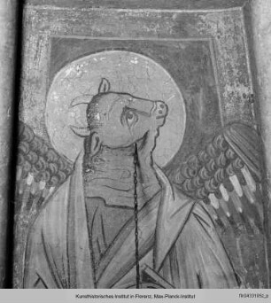 Evangelistensymbol des Lukas - Oberste Zone und erste Figurenreihe