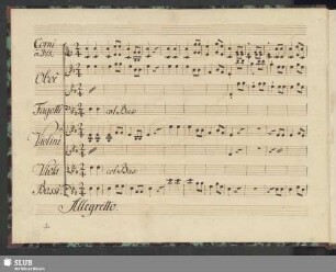 Allegretto. Dalle romite balze