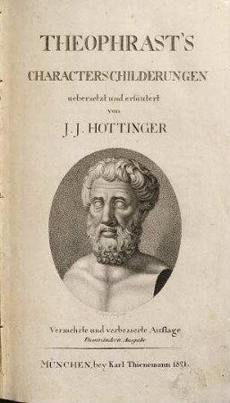 Theophrast's Characterschilderungen