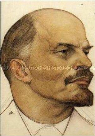 Postkartenmappe "Lenin in der bildenden Kunst"