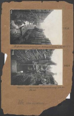 Auspumpen eines überschwemmten Schützengrabens bei der bayr. 6. Res. Div.