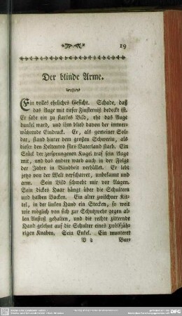 Der blinde Arme