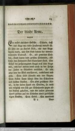 Der blinde Arme