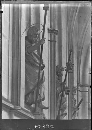Salem Münster - Klosterkirche Maria Himmelfahrt Mittelschiff Apostelstatuen