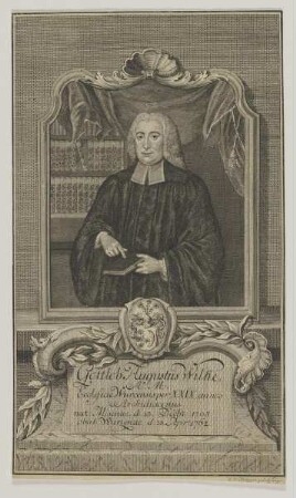 Bildnis des Gottlob Augustus Wilke