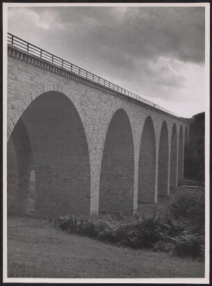 Saalebrücke Rudolphstein auf der Strecke "Leipzig-Bayreuth"