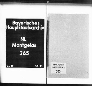 Urkunden- und Aktenverzeichnisse über das Archiv in Egglkofen