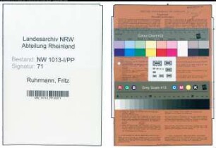 Entnazifizierung Fritz Ruhrmann , geb. 03.08.1888 (Dreher)