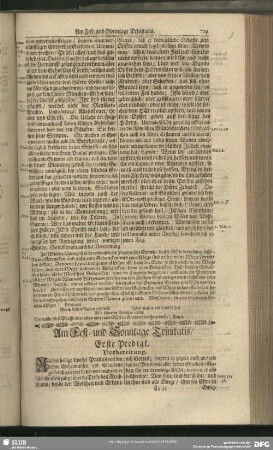 Am Fest- und Sonntage Trinitatis