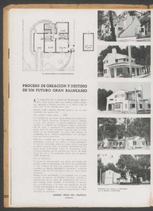 Proceso de creación y destino de un futuro gran balneario