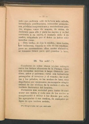 39. Væ soli! (*)