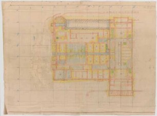 Thiersch, Friedrich von; Wiesbaden; Kurhaus - Erdaushubplan