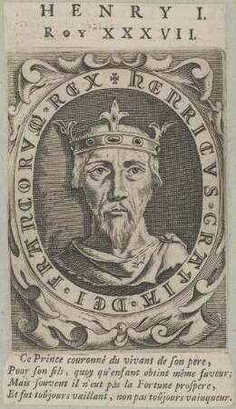 Bildnis des Henry I., König von Frankreich