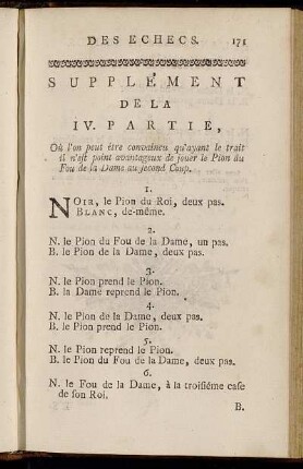 Supplement De La IV. Partie, [...]