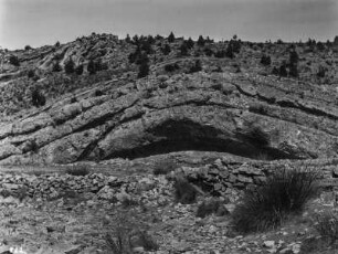 Kreidefalten : Aufnahme von geologischen Faltungen eines Kreidegesteins
