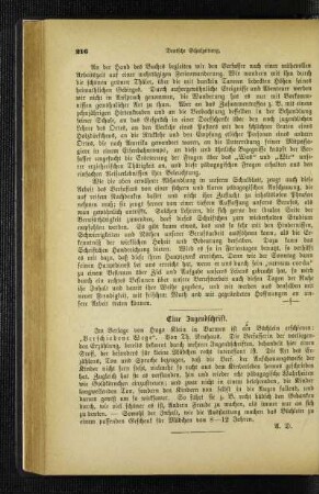 ¬Eine¬ Jugendschrift