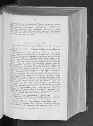 Sitzung am 5. Juli 1910.