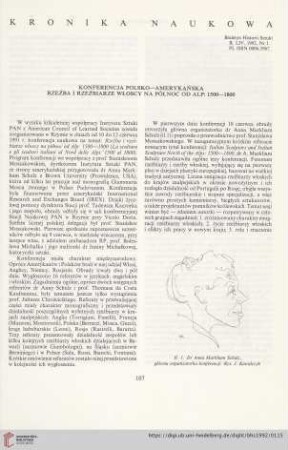 54: Konferencja polsko-amerykańska : rzeźba i rzeźbiarze włoscy na północ od Alp: 1500-1800