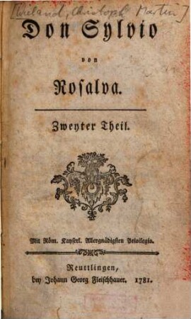 Don Sylvio von Rosalva, 2