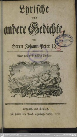 Lyrische und andere Gedichte