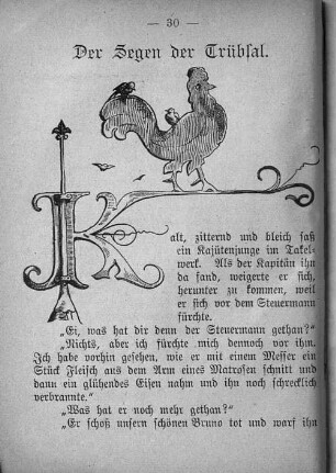 Der Segen der Trübsal.