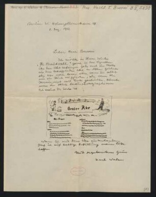 Brief an Ferruccio Busoni : 08.12.1912
