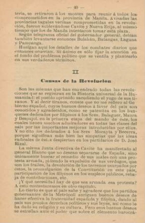 II. Causas de la Revolucion
