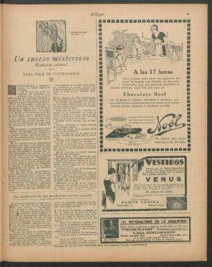 Un suceso ministerioso : Tradición colonial