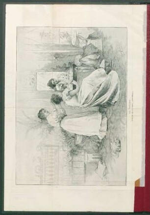 El tocado - [Grabado] : Dibujo de la Srta. Gironella