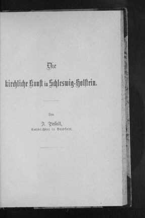 Die kirchliche Kunst in Schleswig-Holstein