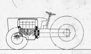 Motoranordnung im Standardtraktor