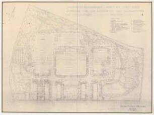 Gartenanlage Panzerabwehrkaserne, Spremberg: Lageplan 1:500