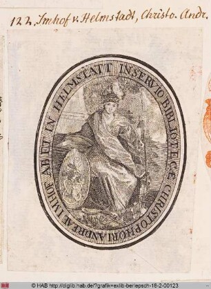 Exlibris des Christoph Andreas Imhof