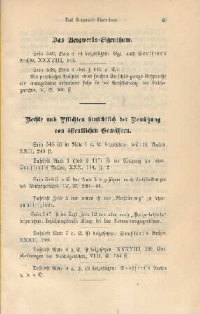 Das Bergwerks-Eigenthum.