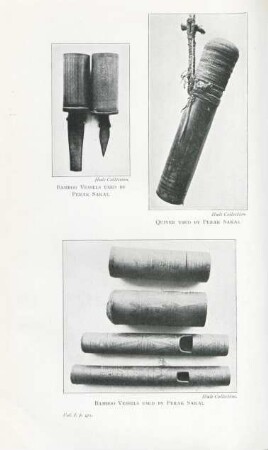 Bamboo vessels used by Perak Sakai. Quiver used PerakKakai ...