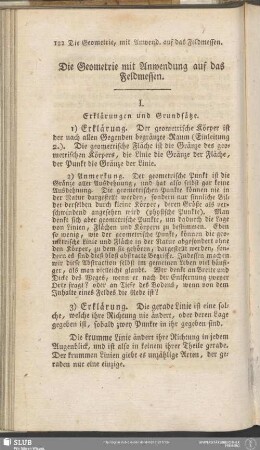 Die Geometrie mit Anwendung auf das Feldmessen