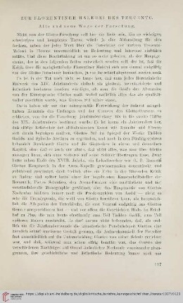 Zur Florentiner Malerei des Trecento
