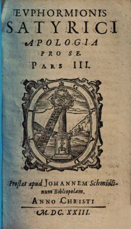 Euphormionis Lusinini satyricon : accessit hac editione Clavis, nomina ignota ... exponens, 3