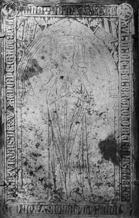 Grabplatte Helenburg von Warendorp (gest. 1316)