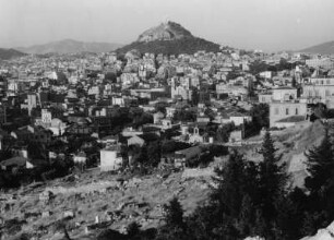 Blick auf Athen, Griechenland, aus der Serie 'Die Welt des Tabaks'
