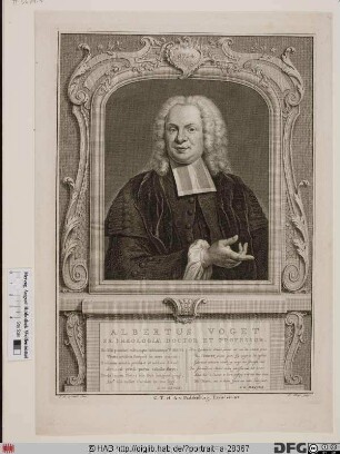 Bildnis Albertus Voget