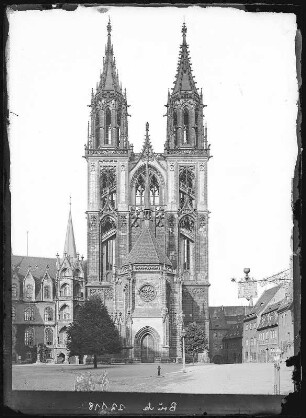 Meißen. Dom mit Burghof