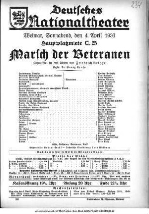 Marsch der Veteranen