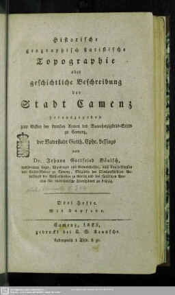 1: Die älteste Geschichte enthaltend