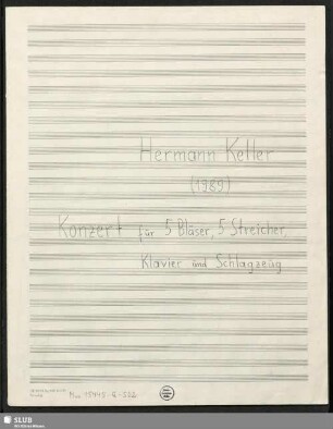 Concertos - Mus.15445-Q-502 : orch