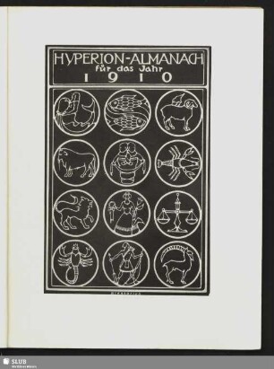 Hyperion-Almanach für das Jahr 1910