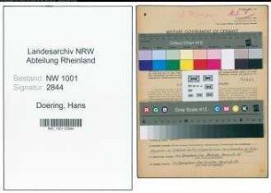 Entnazifizierung Hans Doering, geb. 26.07.1912 (Gemeindeinspektor)