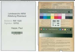 Entnazifizierung Paul Happe , geb. 07.06.1894 (Diplomingenieur)