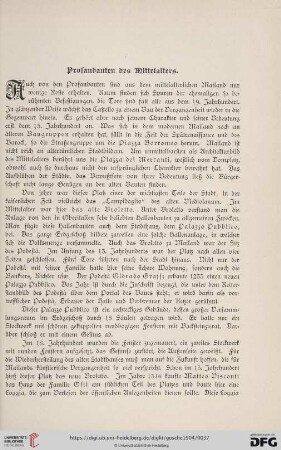 Profanbauten des Mittelalters